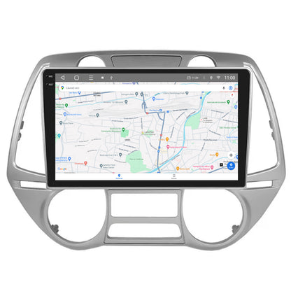Navigatie 2K HUB64 Hyundai I20 (2008-2012), 8GB RAM, Android, Octacore, Slot Sim 4G, DSP, GPS, Wi-FI, Carplay, Android Auto, USB, Bluetooth, Waze, Touchscreen, 9.5 Inch V2