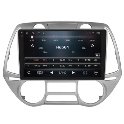 Navigatie 2K HUB64 Hyundai I20 (2008-2012), 8GB RAM, Android, Octacore, Slot Sim 4G, DSP, GPS, Wi-FI, Carplay, Android Auto, USB, Bluetooth, Waze, Touchscreen, 9.5 Inch V2