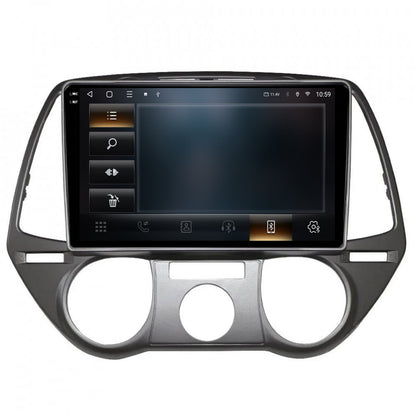 Navigatie 2K HUB64 Hyundai I20 (2008-2012), 4GB RAM, Android, Octacore, Slot Sim 4G, DSP, GPS, Wi-FI, Carplay, Android Auto, USB, Bluetooth, Waze, Touchscreen, 9.5 Inch