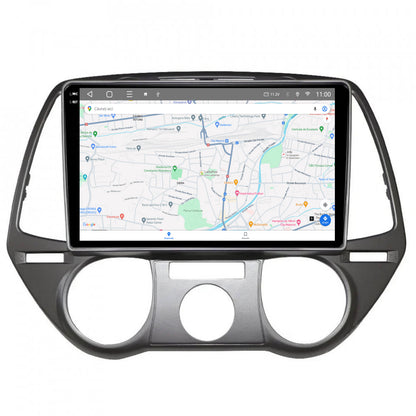 Navigatie 2K HUB64 Hyundai I20 (2008-2012), 8GB RAM, Android, Octacore, Slot Sim 4G, DSP, GPS, Wi-FI, Carplay, Android Auto, USB, Bluetooth, Waze, Touchscreen, 9.5 Inch