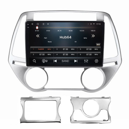 Navigatie 2K HUB64 Hyundai I20 (2012-2014), 8GB RAM, Android, Octacore, Slot Sim 4G, DSP, GPS, Wi-FI, Carplay, Android Auto, USB, Bluetooth, Waze, Touchscreen, 9.5 Inch
