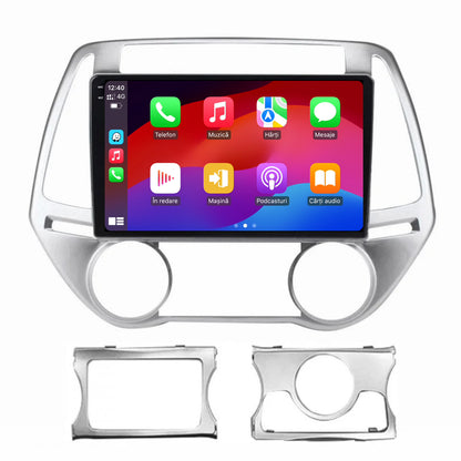 Navigatie 2K HUB64 Hyundai I20 (2012-2014), 8GB RAM, Android, Octacore, Slot Sim 4G, DSP, GPS, Wi-FI, Carplay, Android Auto, USB, Bluetooth, Waze, Touchscreen, 9.5 Inch