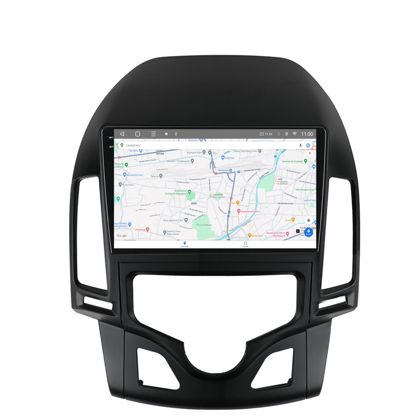 Navigatie 2K HUB64 Hyundai I30 (2007-2012), Clima Automata, 4GB RAM, Android, Octacore, Slot Sim 4G, DSP, GPS, Wi-FI, Carplay, Android Auto, USB, Bluetooth, Waze, Touchscreen, 9.5 Inch