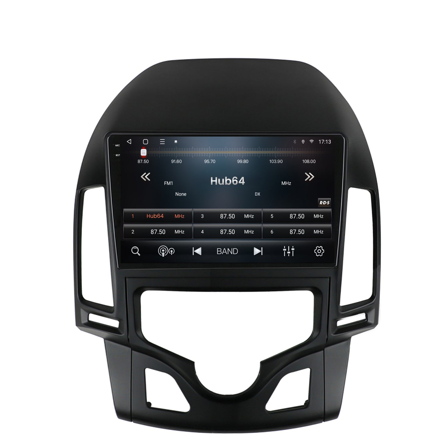 Navigatie 2K HUB64 Hyundai I30 (2007-2012), Clima Automata, 8GB RAM, Android, Octacore, Slot Sim 4G, DSP, GPS, Wi-FI, Carplay, Android Auto, USB, Bluetooth, Waze, Touchscreen, 9.5 Inch