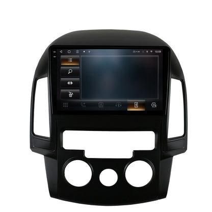 Navigatie 2K HUB64 Hyundai I30 (2007-2012), Clima manuala, 8GB RAM, Android, Octacore, Slot Sim 4G, DSP, GPS, Wi-FI, Carplay, Android Auto, USB, Bluetooth, Waze, Touchscreen, 9.5 Inch