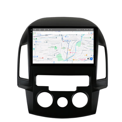 Navigatie 2K HUB64 Hyundai I30 (2007-2012), Clima manuala, 8GB RAM, Android, Octacore, Slot Sim 4G, DSP, GPS, Wi-FI, Carplay, Android Auto, USB, Bluetooth, Waze, Touchscreen, 9.5 Inch