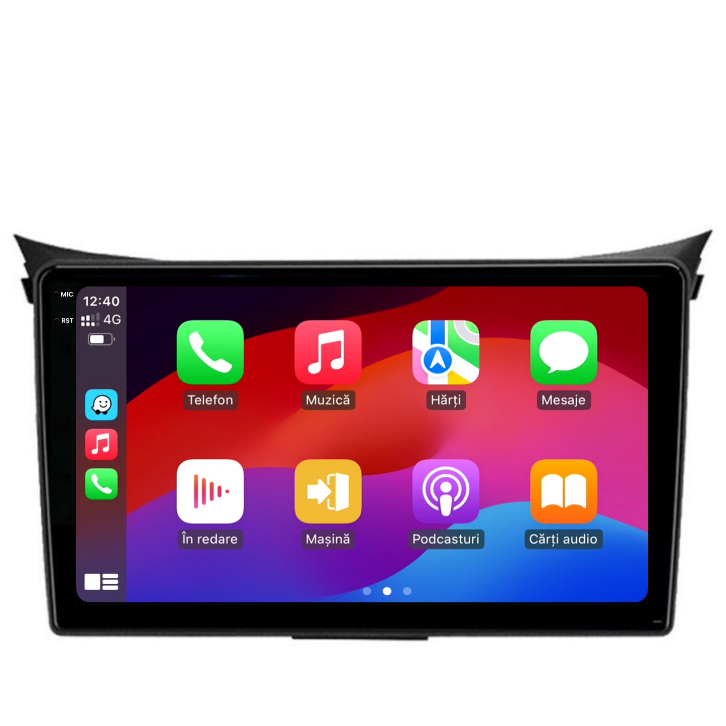 Navigatie 2K HUB64 Hyundai I30 (2012-2016), 4GB RAM, Android, Octacore, Slot Sim 4G, DSP, GPS, Wi-FI, Carplay, Android Auto, USB, Bluetooth, Waze, Touchscreen, 9.5 Inch