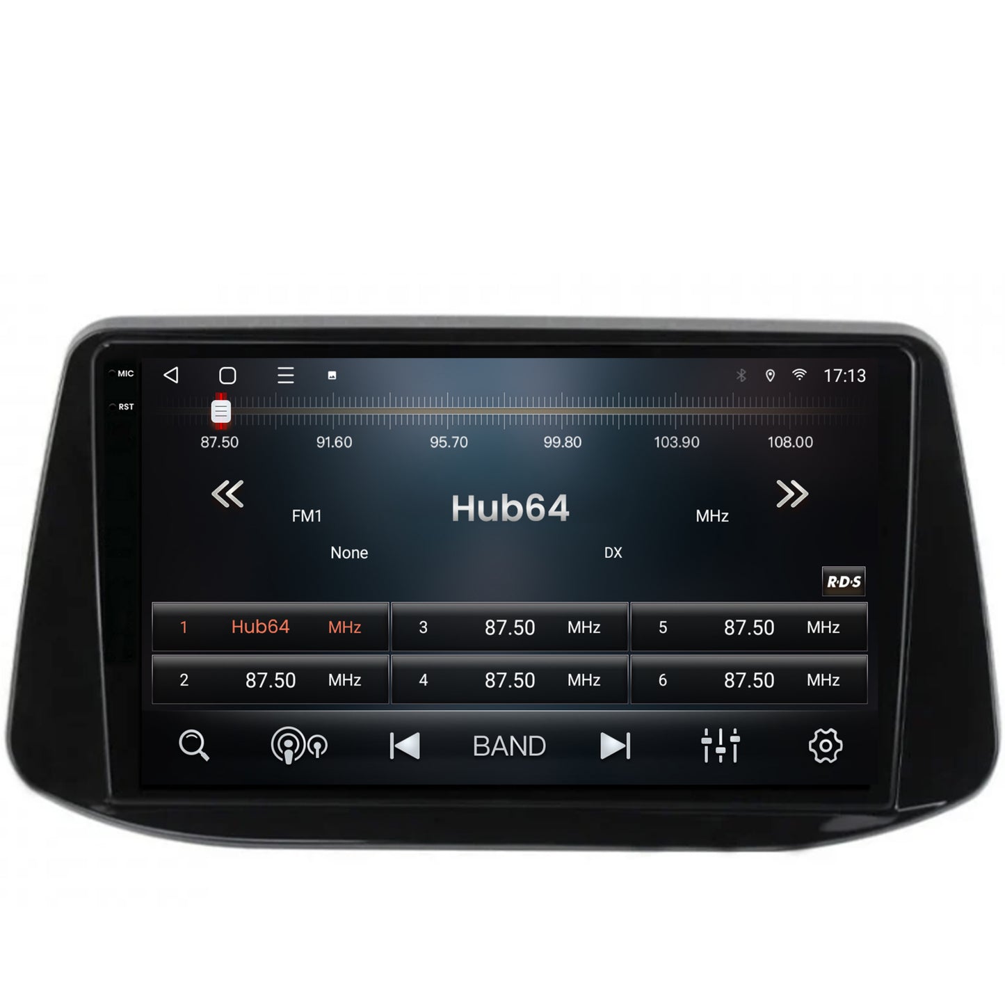 Navigatie 2K HUB64 Hyundai I30 (2017-Prezent), 4GB RAM, Android, Octacore, Slot Sim 4G, DSP, GPS, Wi-FI, Carplay, Android Auto, USB, Bluetooth, Waze, Touchscreen, 9.5 Inch