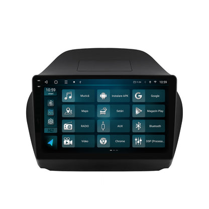 Navigatie 2K HUB64 Hyundai IX35 (2009-2015), 4GB RAM, Android, Octacore, Slot Sim 4G, DSP, GPS, Wi-FI, Carplay, Android Auto, USB, Bluetooth, Waze, Touchscreen, 10.36 Inch