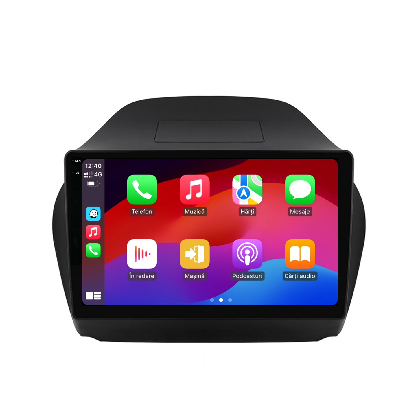 Navigatie 2K HUB64 Hyundai IX35 (2009-2015), 8GB RAM, Android, Octacore, Slot Sim 4G, DSP, GPS, Wi-FI, Carplay, Android Auto, USB, Bluetooth, Waze, Touchscreen, 10.36 Inch