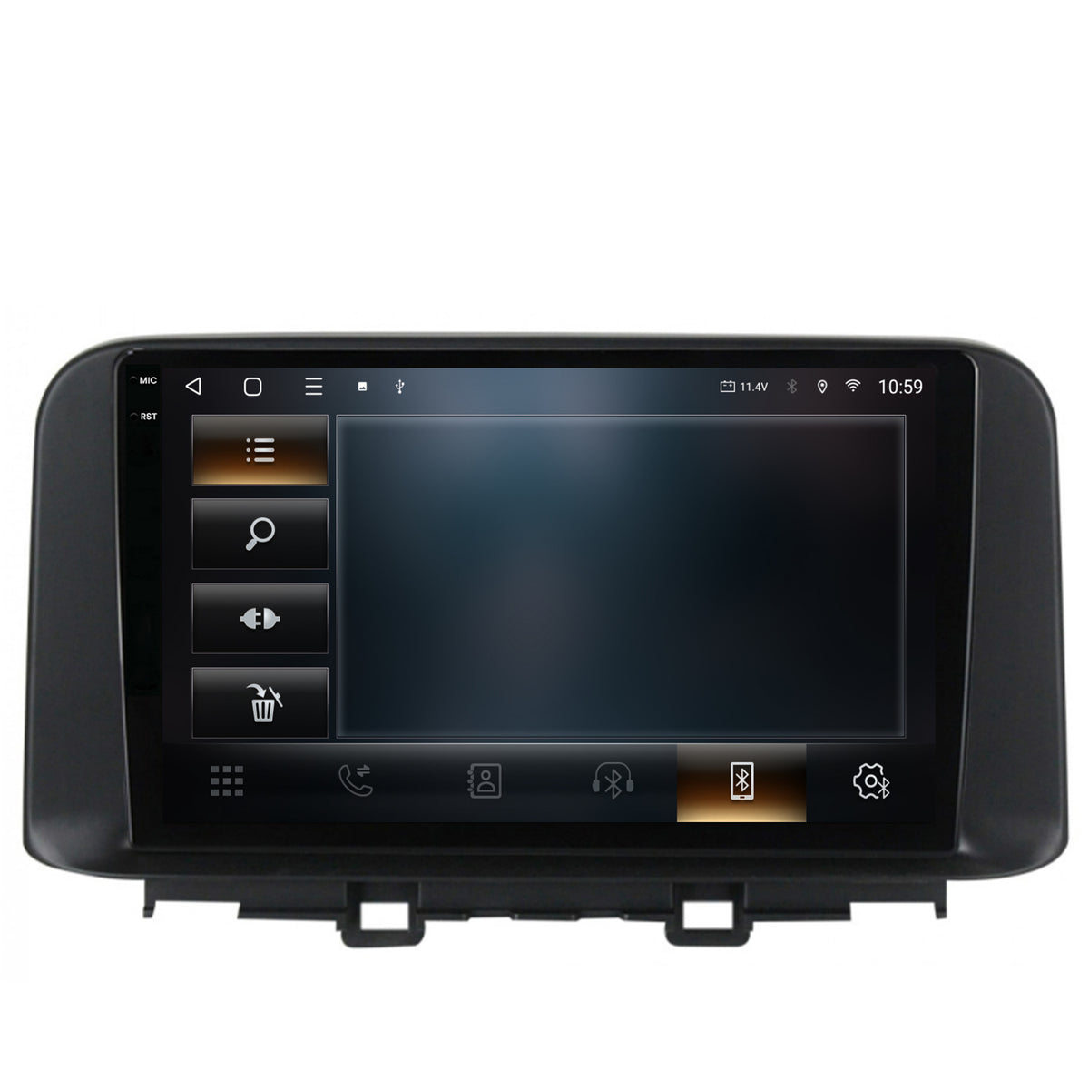 Navigatie 2K HUB64 Hyundai Kona (2018+), 8GB RAM, Android, Octacore, Slot Sim 4G, DSP, GPS, Wi-FI, Carplay, Android Auto, USB, Bluetooth, Waze, Touchscreen, 10.36 Inch