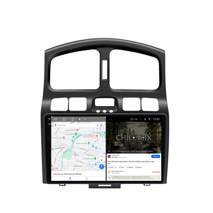 Navigatie 2K HUB64 Hyundai Santa Fe (2001-2005), 4GB RAM, Android, Octacore, Slot Sim 4G, DSP, GPS, Wi-FI, Carplay, Android Auto, USB, Bluetooth, Waze, Touchscreen, 9.5 Inch