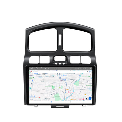Navigatie 2K HUB64 Hyundai Santa Fe (2001-2005), 4GB RAM, Android, Octacore, Slot Sim 4G, DSP, GPS, Wi-FI, Carplay, Android Auto, USB, Bluetooth, Waze, Touchscreen, 9.5 Inch