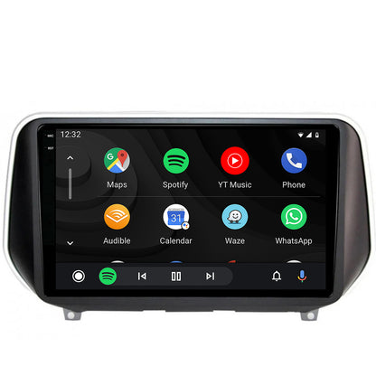 Navigatie 2K HUB64 Hyundai Santa Fe (2018-Prezent), 4GB RAM, Android, Octacore, Slot Sim 4G, DSP, GPS, Wi-FI, Carplay, Android Auto, USB, Bluetooth, Waze, Touchscreen, 9.5 Inch
