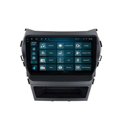 Navigatie 2K HUB64 Hyundai Santa Fe IX45 (2013-2017), 4GB RAM, Android, Octacore, Slot Sim 4G, DSP, GPS, Wi-FI, Carplay, Android Auto, USB, Bluetooth, Waze, Touchscreen, 9.5 Inch