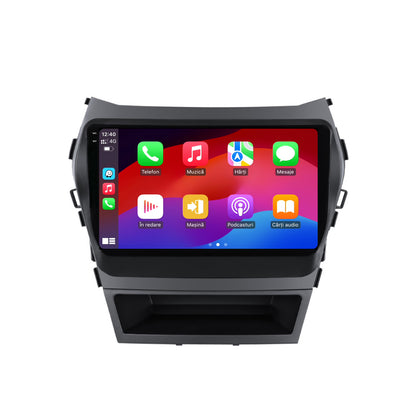 Navigatie 2K HUB64 Hyundai Santa Fe IX45 (2013-2017), 4GB RAM, Android, Octacore, Slot Sim 4G, DSP, GPS, Wi-FI, Carplay, Android Auto, USB, Bluetooth, Waze, Touchscreen, 9.5 Inch