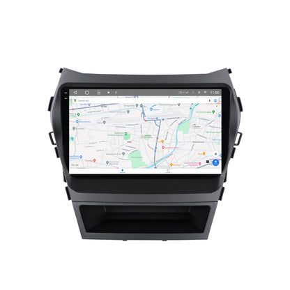 Navigatie 2K HUB64 Hyundai Santa Fe IX45 (2013-2017), 8GB RAM, Android, Octacore, Slot Sim 4G, DSP, GPS, Wi-FI, Carplay, Android Auto, USB, Bluetooth, Waze, Touchscreen, 9.5 Inch