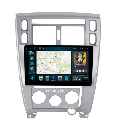 Navigatie 2K HUB64 Hyundai Tucson(2004-2009), 4GB RAM, Android, Octacore, Slot Sim 4G, DSP, GPS, Wi-FI, Carplay, Android Auto, USB, Bluetooth, Waze, Touchscreen, 10.36 Inch