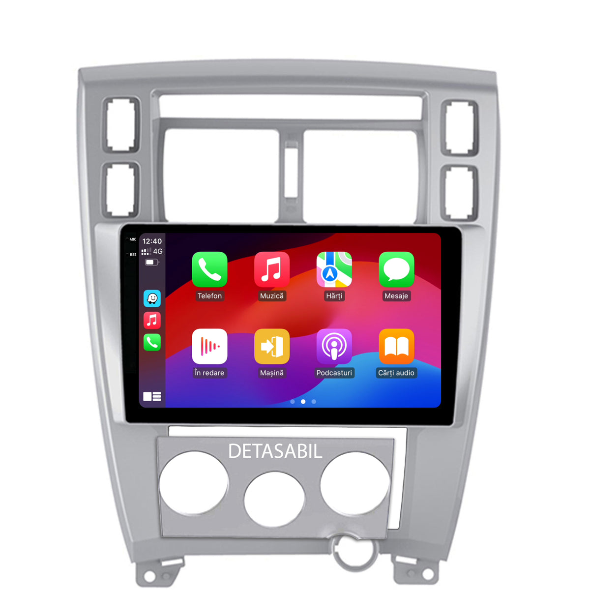 Navigatie 2K HUB64 Hyundai Tucson(2004-2009), 4GB RAM, Android, Octacore, Slot Sim 4G, DSP, GPS, Wi-FI, Carplay, Android Auto, USB, Bluetooth, Waze, Touchscreen, 10.36 Inch