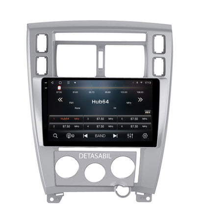 Navigatie 2K HUB64 Hyundai Tucson(2004-2009), 4GB RAM, Android, Octacore, Slot Sim 4G, DSP, GPS, Wi-FI, Carplay, Android Auto, USB, Bluetooth, Waze, Touchscreen, 10.36 Inch