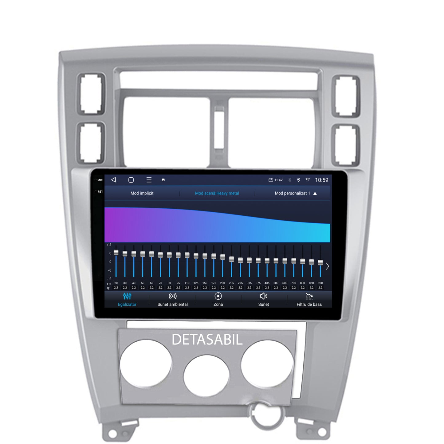 Navigatie 2K HUB64 Hyundai Tucson (2004-2009), 8GB RAM, Android, Octacore, Slot Sim 4G, DSP, GPS, Wi-FI, Carplay, Android Auto, USB, Bluetooth, Waze, Touchscreen, 10.36 Inch