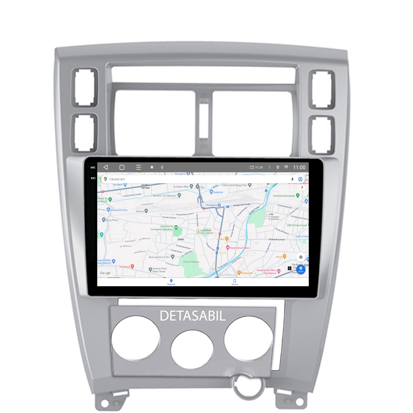 Navigatie 2K HUB64 Hyundai Tucson (2004-2009), 8GB RAM, Android, Octacore, Slot Sim 4G, DSP, GPS, Wi-FI, Carplay, Android Auto, USB, Bluetooth, Waze, Touchscreen, 10.36 Inch