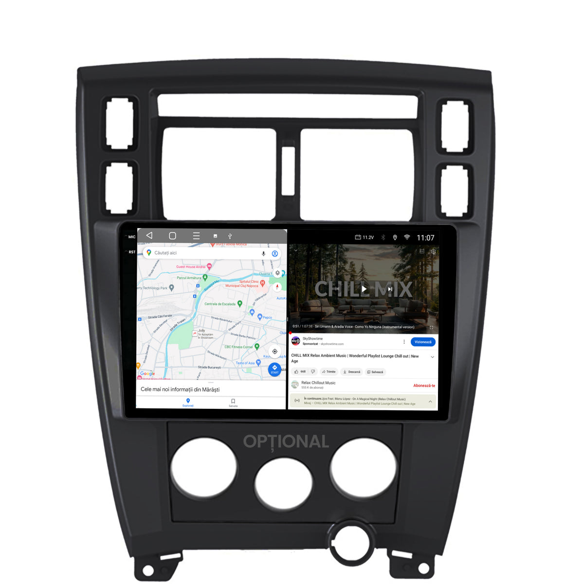 Navigatie 2K HUB64 Hyundai Tucson (2006-2013), 4GB RAM, Android, Octacore, Slot Sim 4G, DSP, GPS, Wi-FI, Carplay, Android Auto, USB, Bluetooth, Waze, Touchscreen, 10.36 Inch
