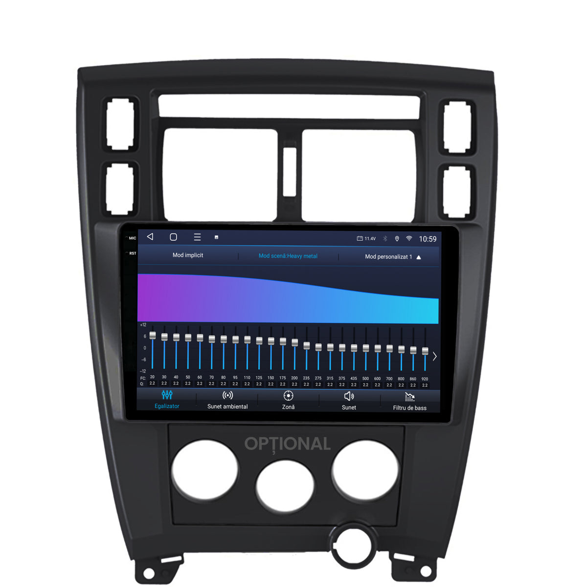 Navigatie 2K HUB64 Hyundai Tucson (2006-2013), 4GB RAM, Android, Octacore, Slot Sim 4G, DSP, GPS, Wi-FI, Carplay, Android Auto, USB, Bluetooth, Waze, Touchscreen, 10.36 Inch