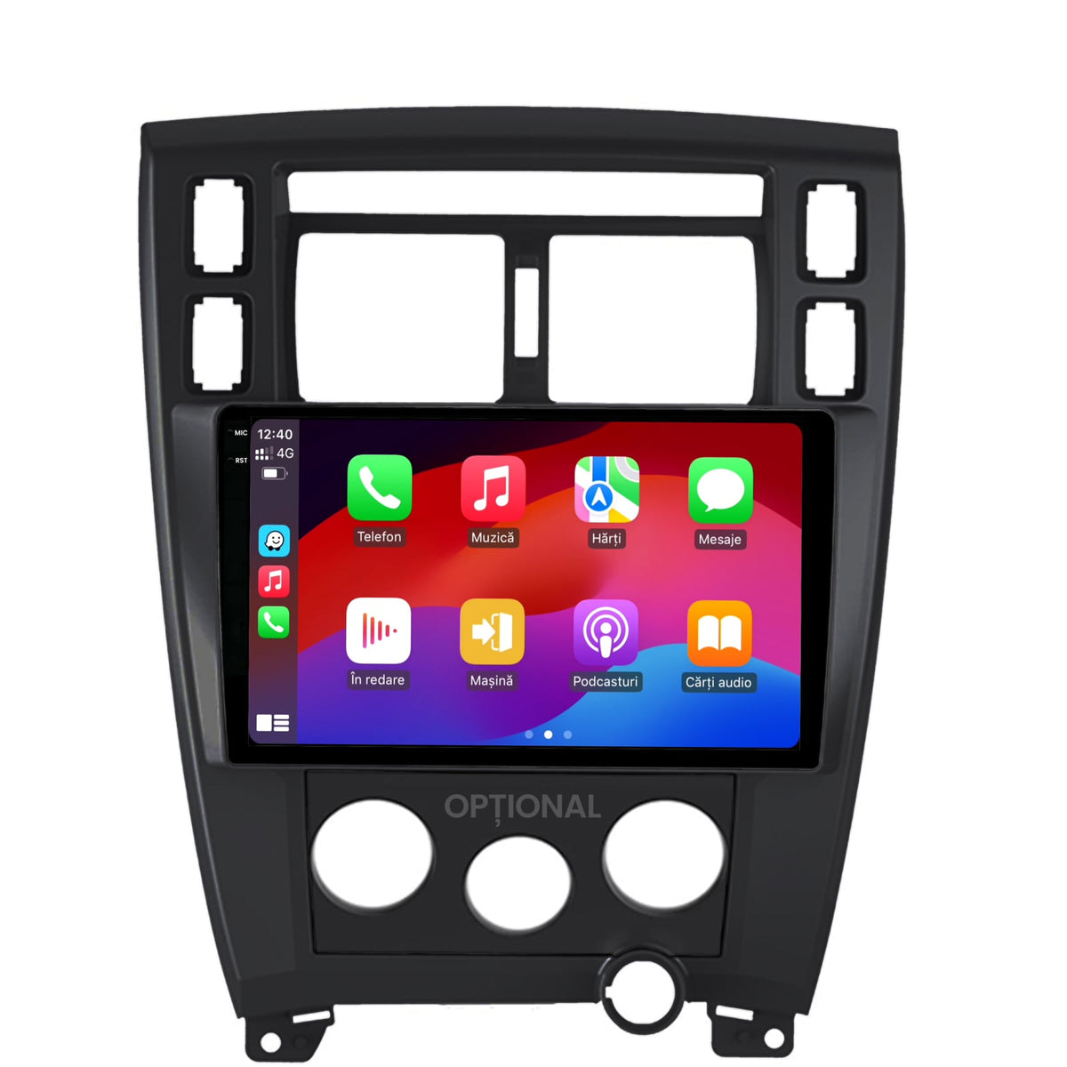 Navigatie 2K HUB64 Hyundai Tucson (2006-2013), 8GB RAM, Android, Octacore, Slot Sim 4G, DSP, GPS, Wi-FI, Carplay, Android Auto, USB, Bluetooth, Waze, Touchscreen, 10.36 Inch