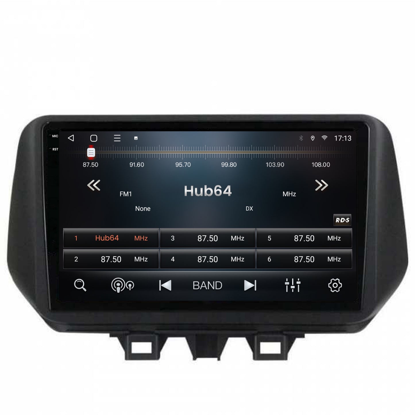 Navigatie 2K HUB64 Hyundai Tucson (2018-2020), 4GB RAM, Android, Octacore, Slot Sim 4G, DSP, GPS, Wi-FI, Carplay, Android Auto, USB, Bluetooth, Waze, Touchscreen, 9.5 Inch
