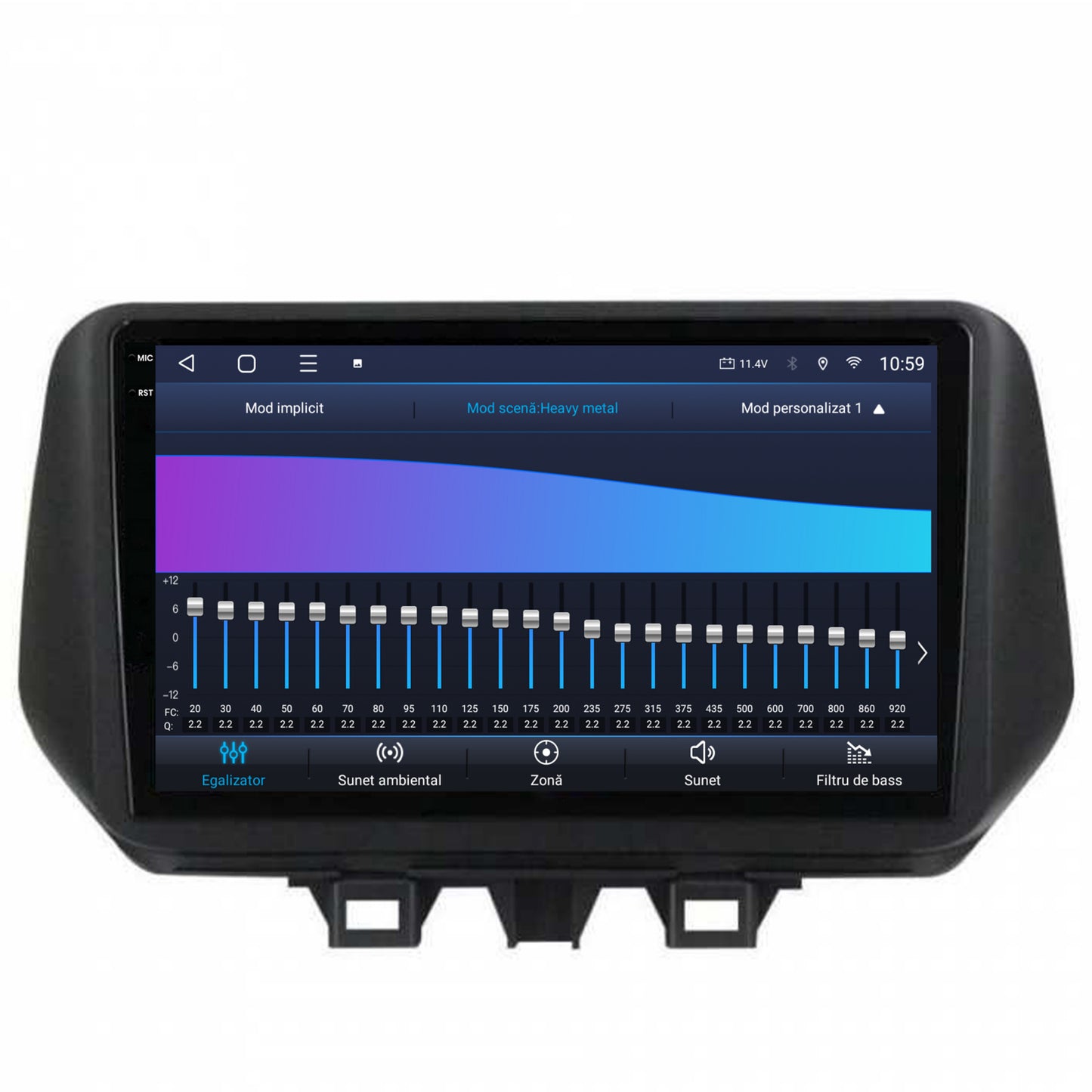 Navigatie 2K HUB64 Hyundai Tucson (2018-2020), 4GB RAM, Android, Octacore, Slot Sim 4G, DSP, GPS, Wi-FI, Carplay, Android Auto, USB, Bluetooth, Waze, Touchscreen, 9.5 Inch