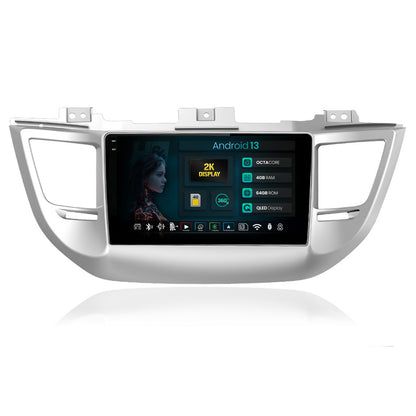 Navigatie 2K HUB64 Hyundai Tucson 3 (2015-2019), 4GB RAM, Android, Octacore, Slot Sim 4G, DSP, GPS, Wi-FI, Carplay, Android Auto, USB, Bluetooth, Waze, Touchscreen, 9.5 Inch