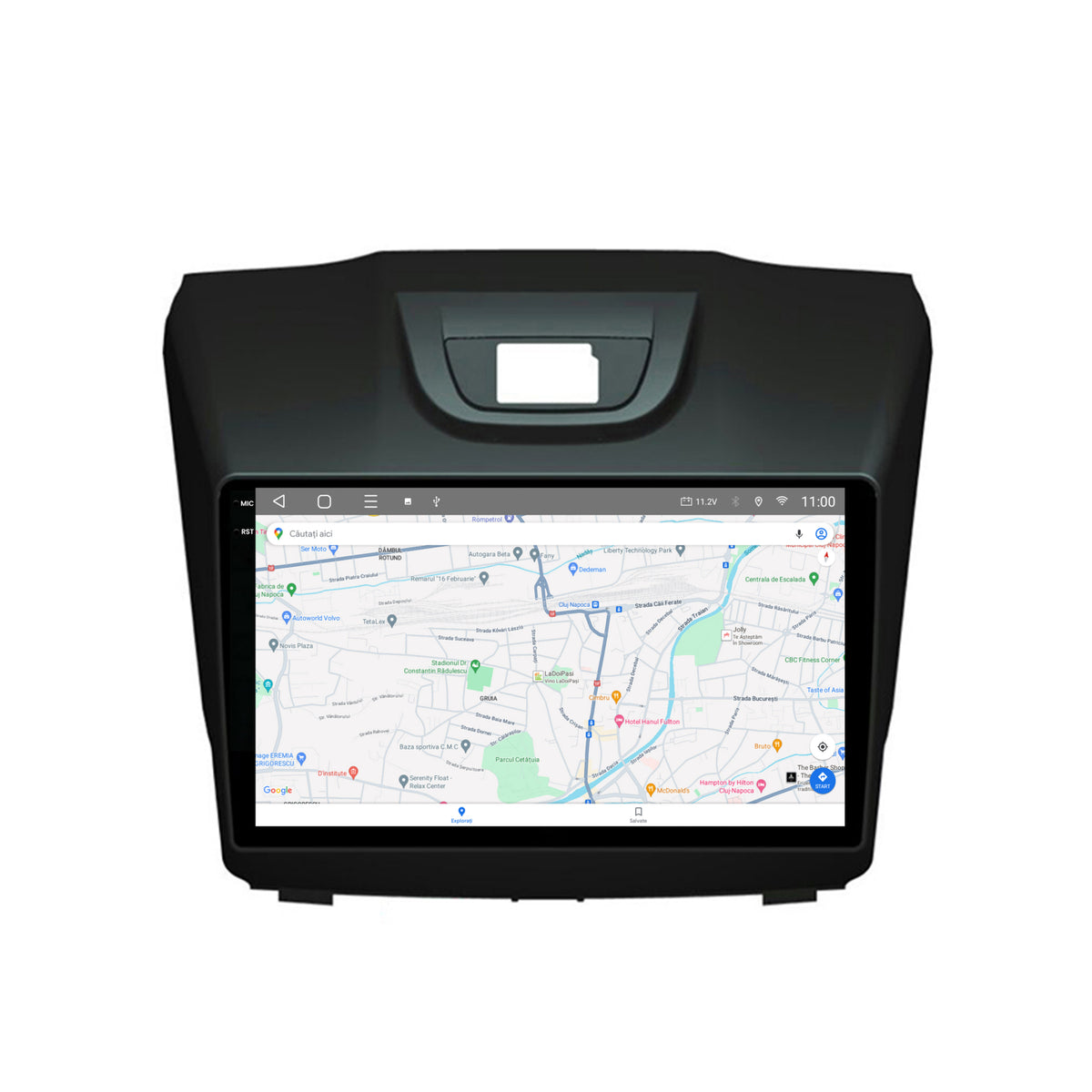 Navigatie 2K HUB64 Isuzu D-MAX (2015+), 4GB RAM, Android, Octacore, Slot Sim 4G, DSP, GPS, Wi-FI, Carplay, Android Auto, USB, Bluetooth, Waze, Touchscreen, 9.5 Inch