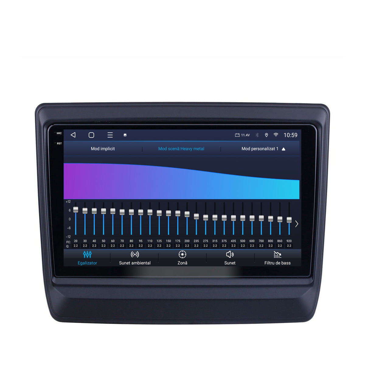 Navigatie 2K HUB64 Isuzu D-MAX (2020+), 4GB RAM, Android, Octacore, Slot Sim 4G, DSP, GPS, Wi-FI, Carplay, Android Auto, USB, Bluetooth, Waze, Touchscreen, 9.5 Inch