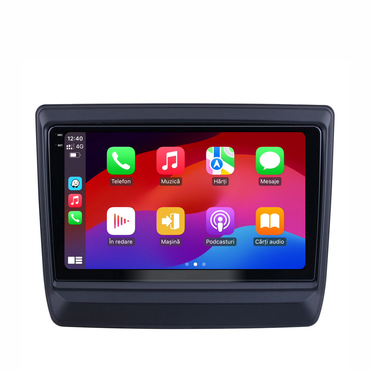 Navigatie 2K HUB64 Isuzu D-MAX (2020+), 4GB RAM, Android, Octacore, Slot Sim 4G, DSP, GPS, Wi-FI, Carplay, Android Auto, USB, Bluetooth, Waze, Touchscreen, 9.5 Inch