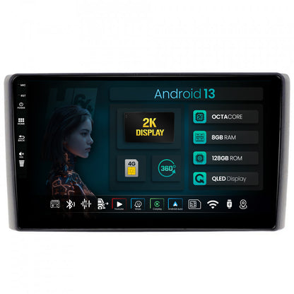 Navigatie 2K HUB64 Iveco Daily (2006-2014), 8GB RAM, Android, Octacore, Slot Sim 4G, DSP, GPS, Wi-FI, Carplay, Android Auto, USB, Bluetooth, Waze, Touchscreen, 9.5 Inch