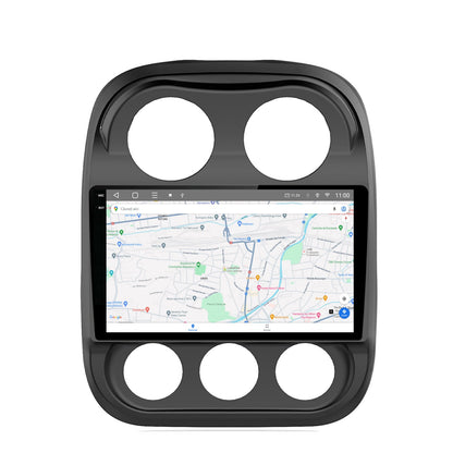 Navigatie 2K HUB64 Jeep Compass (2009-2016), 8GB RAM, Android, Octacore, Slot Sim 4G, DSP, GPS, Wi-FI, Carplay, Android Auto, USB, Bluetooth, Waze, Touchscreen, 10.36 Inch