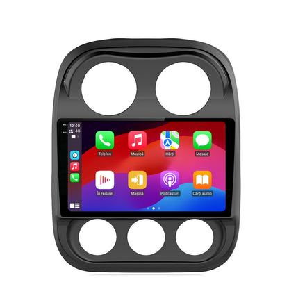 Navigatie 2K HUB64 Jeep Compass (2009-2016), 8GB RAM, Android, Octacore, Slot Sim 4G, DSP, GPS, Wi-FI, Carplay, Android Auto, USB, Bluetooth, Waze, Touchscreen, 10.36 Inch