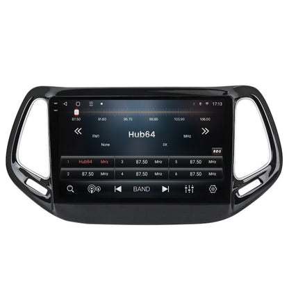 Navigatie 2K HUB64 Jeep Compass (2016+), 4GB RAM, Android, Octacore, Slot Sim 4G, DSP, GPS, Wi-FI, Carplay, Android Auto, USB, Bluetooth, Waze, Touchscreen, 10.36 Inch