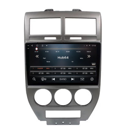 Navigatie 2K HUB64 Jeep Compass/Patriot (2006-2010), 4GB RAM, Android, Octacore, Slot Sim 4G, DSP, GPS, Wi-FI, Carplay, Android Auto, USB, Bluetooth, Waze, Touchscreen, 9.5 Inch