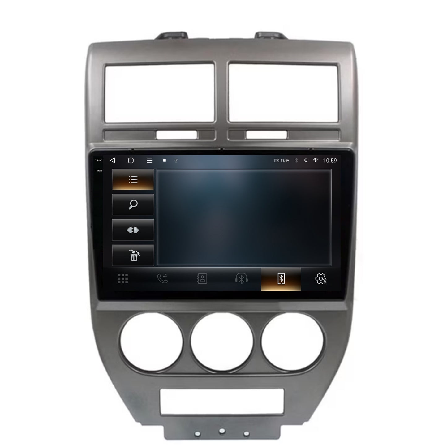 Navigatie 2K HUB64 Jeep Compass/Patriot (2006-2010), 8GB RAM, Android, Octacore, Slot Sim 4G, DSP, GPS, Wi-FI, Carplay, Android Auto, USB, Bluetooth, Waze, Touchscreen, 10.36 Inch