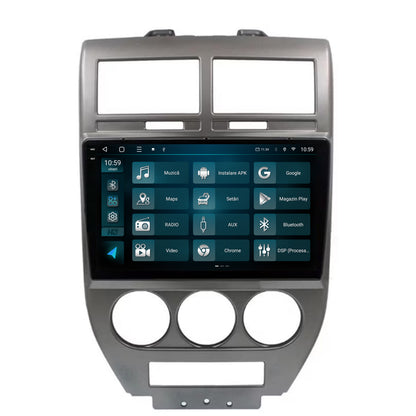 Navigatie 2K HUB64 Jeep Compass/Patriot (2006-2010), 8GB RAM, Android, Octacore, Slot Sim 4G, DSP, GPS, Wi-FI, Carplay, Android Auto, USB, Bluetooth, Waze, Touchscreen, 10.36 Inch