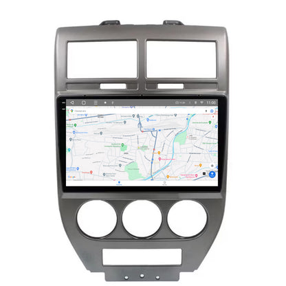 Navigatie 2K HUB64 Jeep Compass/Patriot (2006-2010), 8GB RAM, Android, Octacore, Slot Sim 4G, DSP, GPS, Wi-FI, Carplay, Android Auto, USB, Bluetooth, Waze, Touchscreen, 10.36 Inch