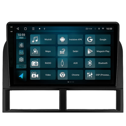 Navigatie 2K HUB64 Jeep Grand Cherokee (1998-2004), 4GB RAM, Android, Octacore, Slot Sim 4G, DSP, GPS, Wi-FI, Carplay, Android Auto, USB, Bluetooth, Waze, Touchscreen, 9.5 Inch