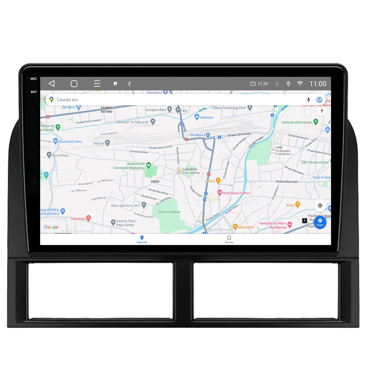 Navigatie 2K HUB64 Jeep Grand Cherokee (1998-2004), 8GB RAM, Android, Octacore, Slot Sim 4G, DSP, GPS, Wi-FI, Carplay, Android Auto, USB, Bluetooth, Waze, Touchscreen, 9.5 Inch