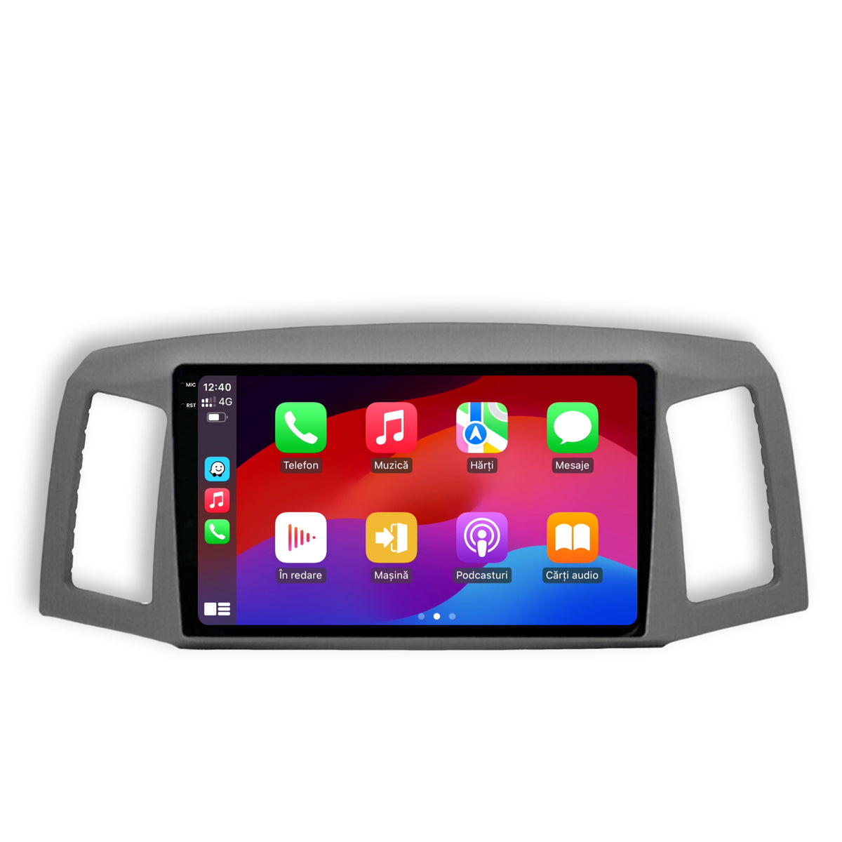 Navigatie 2K HUB64 Jeep Grand Cherokee (2004-2007), 8GB RAM, Android, Octacore, Slot Sim 4G, DSP, GPS, Wi-FI, Carplay, Android Auto, USB, Bluetooth, Waze, Touchscreen, 9.5 Inch