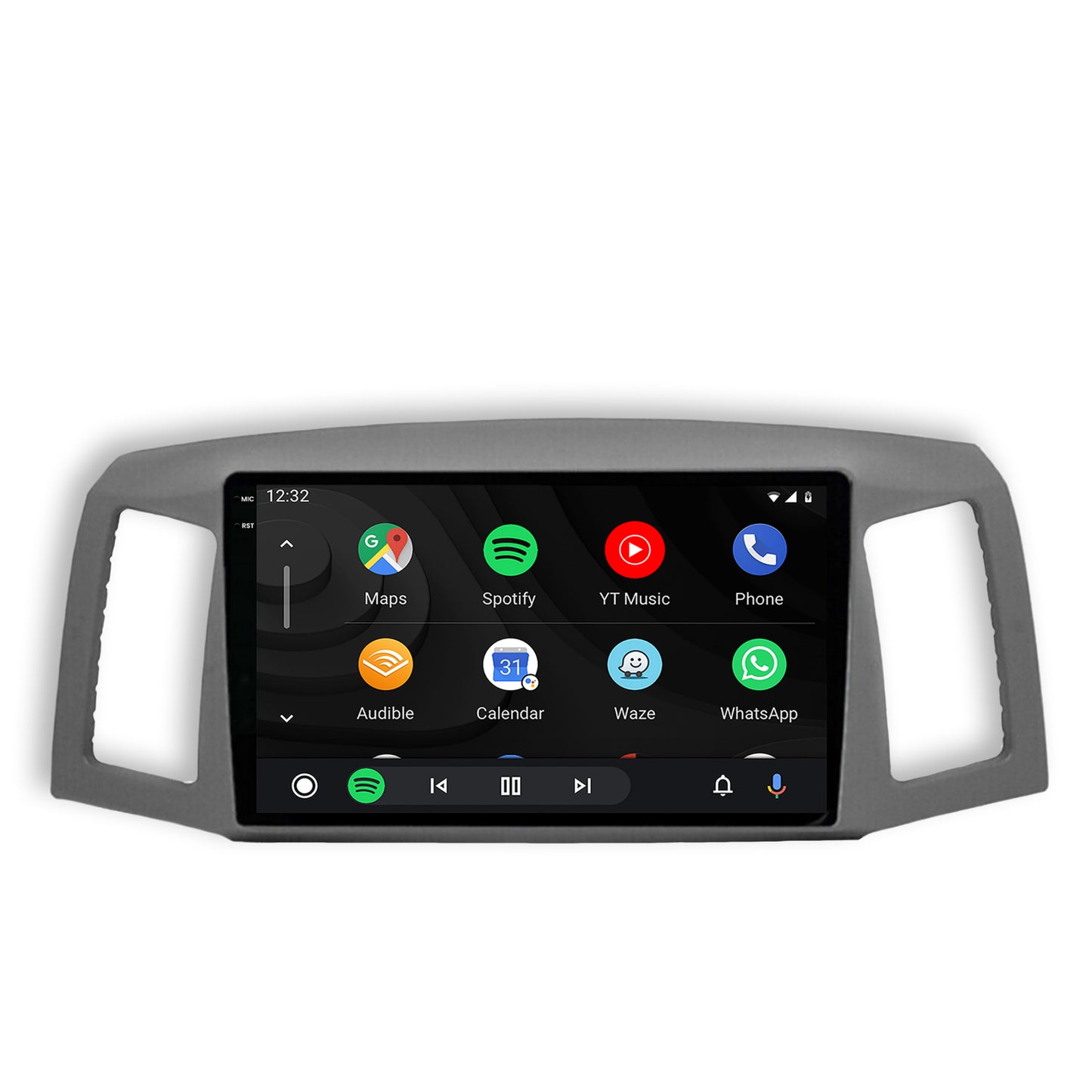 Navigatie 2K HUB64 Jeep Grand Cherokee (2004-2007), 8GB RAM, Android, Octacore, Slot Sim 4G, DSP, GPS, Wi-FI, Carplay, Android Auto, USB, Bluetooth, Waze, Touchscreen, 9.5 Inch