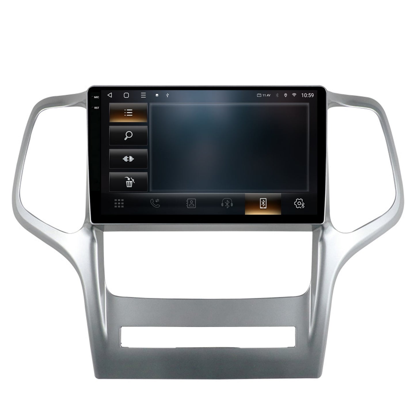 Navigatie 2K HUB64 Jeep Grand Cherokee (2010-2013), 4GB RAM, Android, Octacore, Slot Sim 4G, DSP, GPS, Wi-FI, Carplay, Android Auto, USB, Bluetooth, Waze, Touchscreen, 9.5 Inch