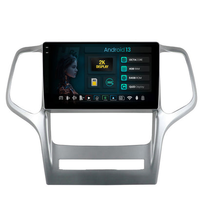 Navigatie 2K HUB64 Jeep Grand Cherokee (2010-2013), 4GB RAM, Android, Octacore, Slot Sim 4G, DSP, GPS, Wi-FI, Carplay, Android Auto, USB, Bluetooth, Waze, Touchscreen, 9.5 Inch