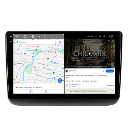 Navigatie 2K HUB64 Jeep Grand Cherokee (2013-2020), 4GB RAM, Android, GPS, Wi-FI, Carplay, Android Auto, USB, Bluetooth, Radio, Waze, Touchscreen, 9.5 Inch